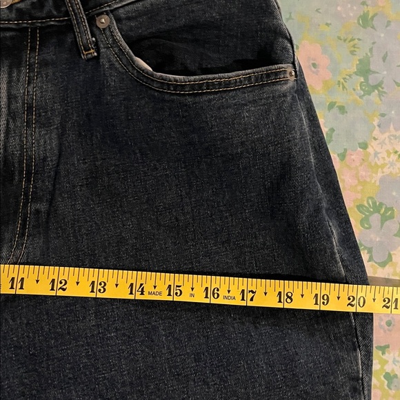 Everlane | Curvy Straight Leg Cheeky Dark Wash Denim Jeans Size 30/10 Crop - Picture 10 of 12